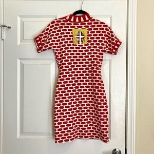 Brick House Knit Sweater Dress Fun Unique